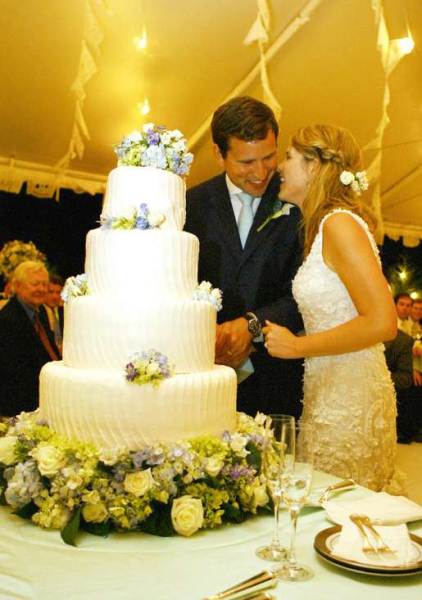 Jenna Bush's wedding cake